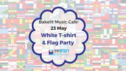 White T-shirt & Flag Party by ESN Debrecen